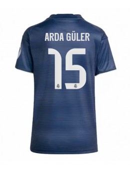 Real Madrid Arda Guler #15 Replika Borta Kläder Dam 2025-26 Kortärmad